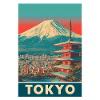 Tokyo Retro Mt Fuji-pagoden