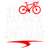 Professionelle Fahrradakrobatik-Performancekunst