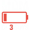 Batterie maman de trois garçons