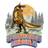 Spinosaurus Mirabilis Retro New Dinosaur