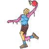 Basketballspieler Basketballer Eiscreme Basketball