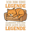 Sofa Legend Cat Funny Saying