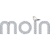 Moin Schriftzug mit kleiner Möwe