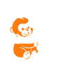 Hugging Monkey Duo