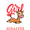 Jente som elsker sjiraffer, søt