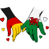 Deutschland_Wales_Flagge_Haendehalten