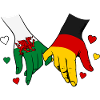 Wales_Deutschland_Flagge_Haendehalten