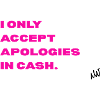 Neonpink Spruch by Pinkmagicart