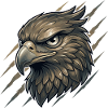 Eagle Head Kraft Graphic