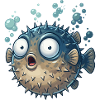 Pufferfish moment of shock