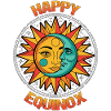 Happy Equinox Easter Ostara Moon Sun