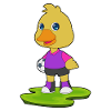 Duck Soccer Player Soccer Sports