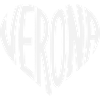 Verona Heart Typography