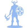 Viking Warrior with Shield