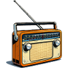 Retro Orange Radio