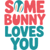 Bunny love in bright colours