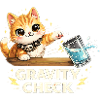 Déclaration drôle de chat Gravity Check