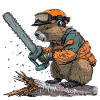Tronçonneuse bûcheron Beaver