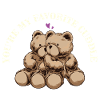 Du er min favorittkos – søtt teddybjørnpar
