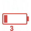 Dad of 3 Boys Battery Icon