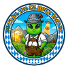 Bayern-Alien mit Bier