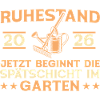 Gärtner Ruhestand 2026 Rente Garten Geschenk