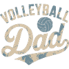 Dad Volleyball Fan Shirt