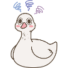 Croaking spiral duck