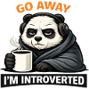 Introvert Panda Coffee Tee
