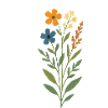 Wasserfarben Blumenstrauß