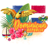 Dominican Republic Retro Caribbean Souvenir
