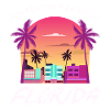 Florida Retro Sunset Beach Vibe
