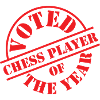 Joueur d'Échecs de l'Année Stamp