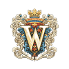 W Letter Name Crown
