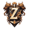 Z Letter Name Crown