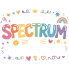 Autism Awareness Support rainbow