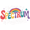 Autism Awareness Support rainbow