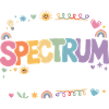 Autism Awareness Support rainbow