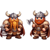Dwarven Viking Duo
