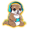 Little Gamer Otter - yellow