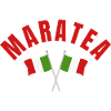 Maratea: Crossed Italian Flags