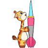 Giraffe Dart Dartpfeil Sport