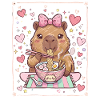Bear Noodle Soup Love Glow
