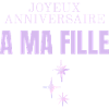 Joyeux anniversaire ma fille 