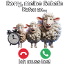 Sorry, my sheep are calling