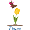 Peace und Blumen bewahren