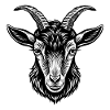 Lamancha goat head