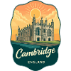 Cambridge Kings College Retro Badge