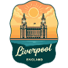 Liverpool Liver Building Retro Badge