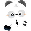 Müder Panda